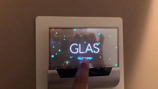 Glas thermostat by johnson controls. Installation