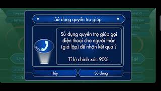 Triệu phú Mobile #91 (try hard đến khi thi thật/trả lời hết câu hỏi của game) screenshot 1
