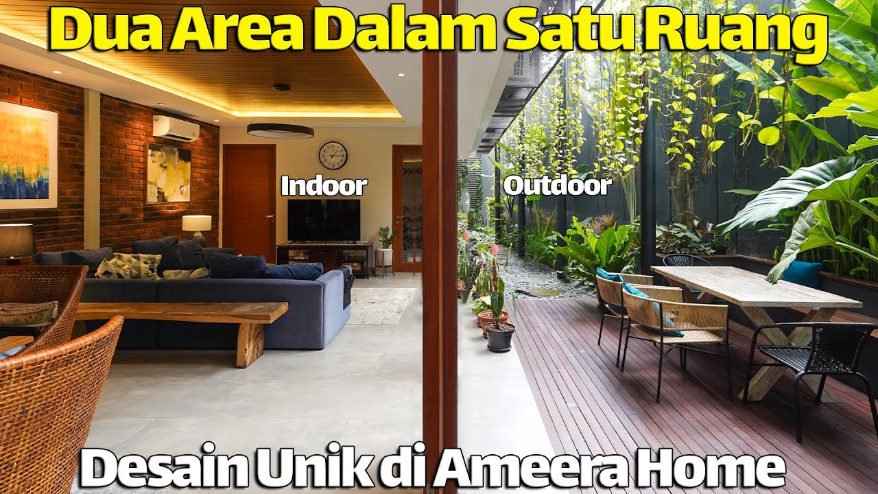 Rumah ini Layoutnya Unik dan Keren! Inspirahoms: Ameera Home