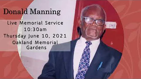 Donald Manning Live Interment Service HD -June 10,...