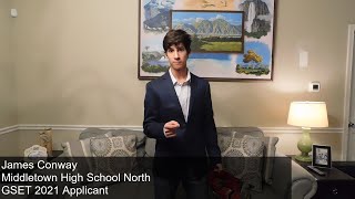 NJ GSET Elevator Pitch 2021- James Conway