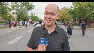 VOX POP - Guy Nantel à la manifestation anti-vaccin et anti-passeport vaccinal