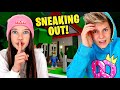 Sneaking out at midnight we got caught ep1 prezley  charli roblox brookhaven rp