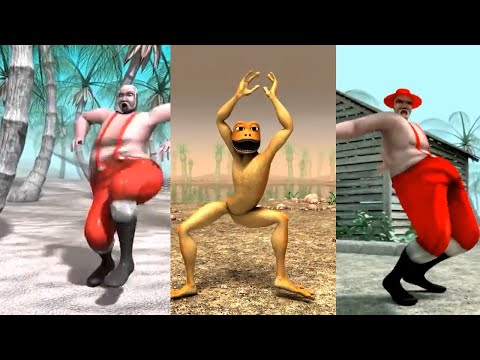 SPEED CHALLENGE Bad Santa & Patila Desafio El Chombo Funny Dance Normal Fast Very Fast