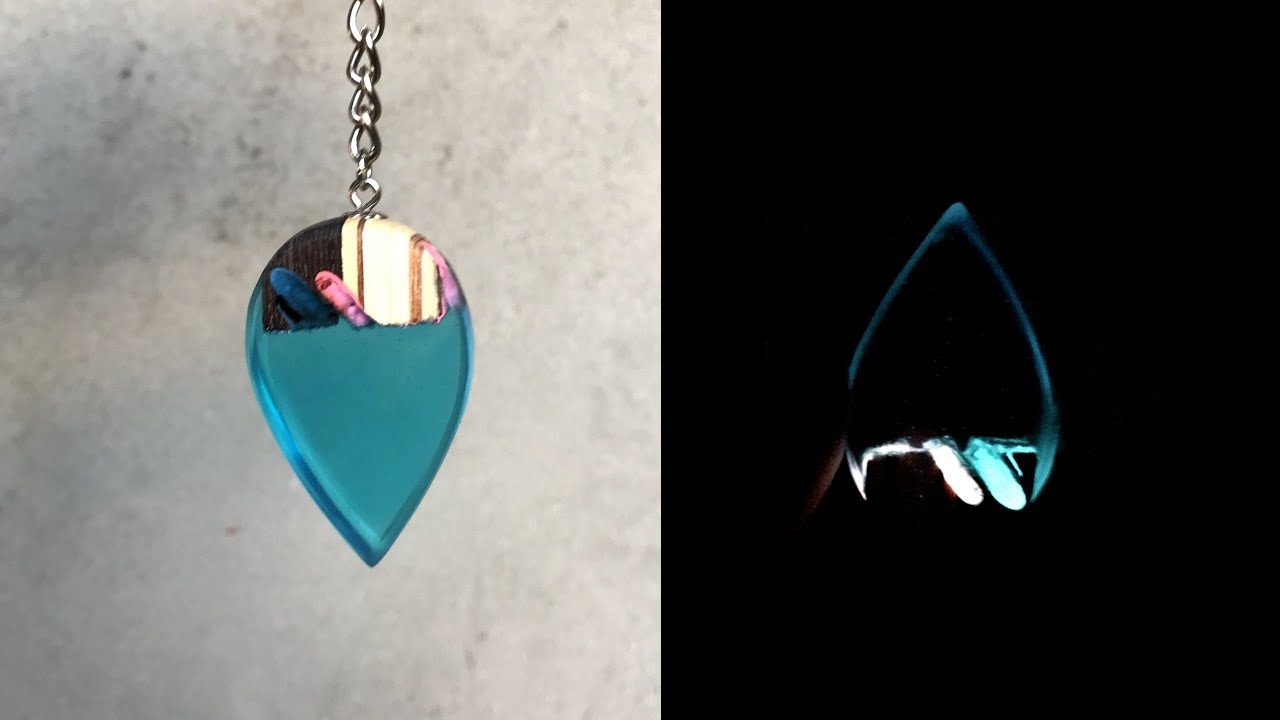 طريقة عمل سلسلة ريزن صب حر باستخدام الميني كرافت بدون قالب سيليكون Epoxy World