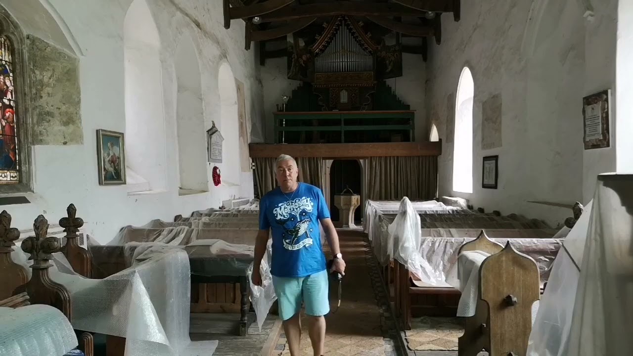 Simon Knott at South Pickenham Church, Norfolk