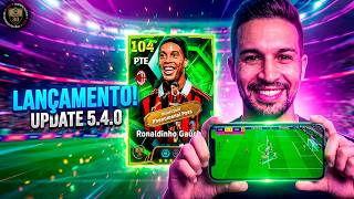 🚨 AO VIVO! LANÇAMENTO GLOBAL DO UPDATE 5.4.0 DO EFOOTBALL...