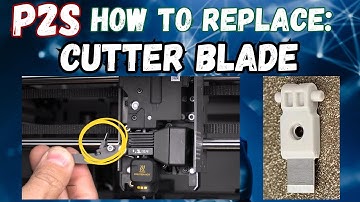 Bambu Lab P2S: Replace Filament Cutter Blade - 3D Printer