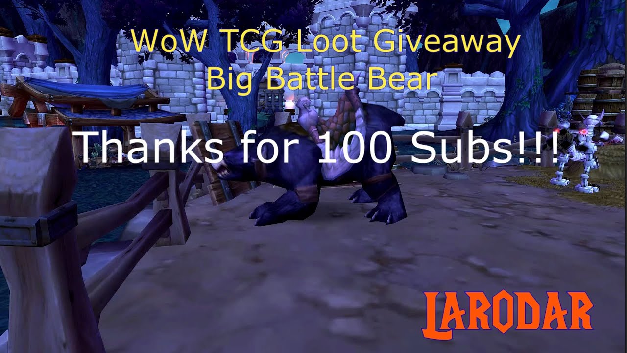New Amazon Prime Gaming Loot: Get the Big Battle Bear in World of Warcraft