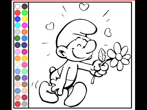 Download Free Smurf Coloring Pages For Kids - Smurf Coloring Pages ...
