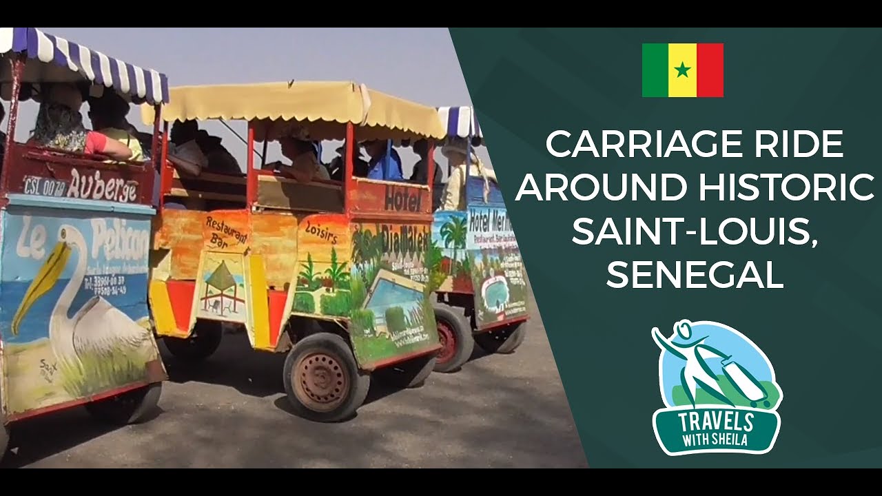 Carriage Ride Around Historic Saint-Louis, Senegal - YouTube