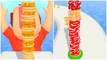 PANCAKE RUSH FUNNY GAME #3 | 3D FOOD GAME ON ANDROID/IO