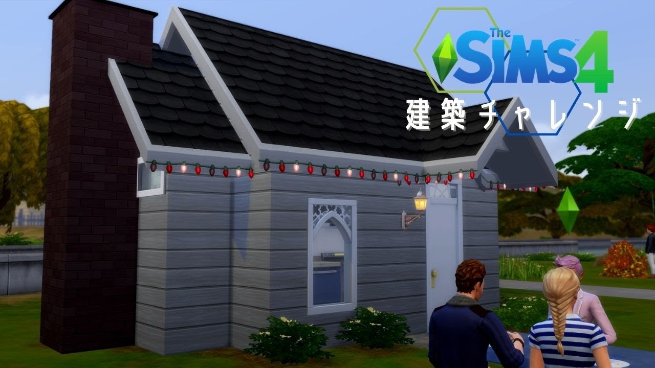 大人三人が住めるマイクロハウスを建築せよ シムズ4スピード建築チャレンジ動画 Youtube