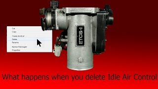 This Is What Happens When You Delete Idle Air Control (Iacv)