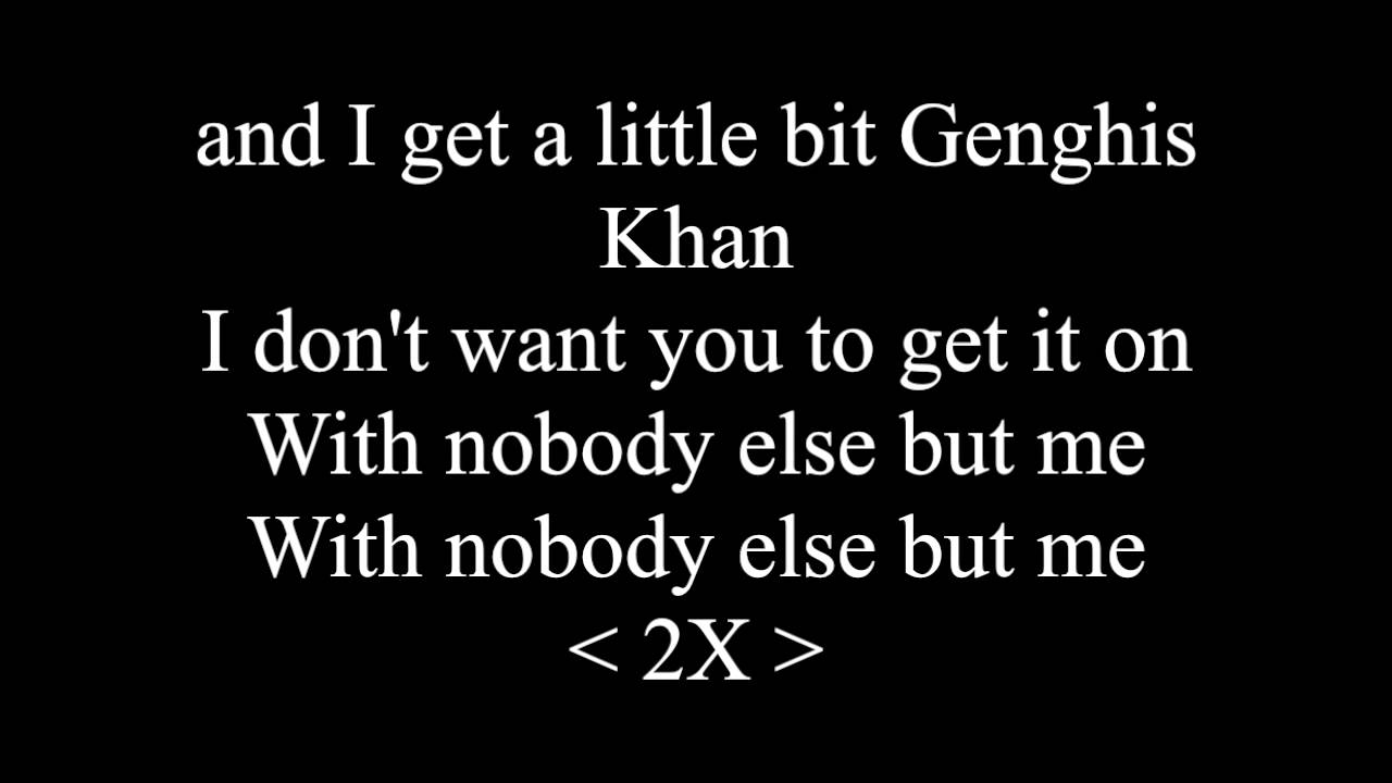 Genghis Khan Miike Snow KARAOKE YouTube
