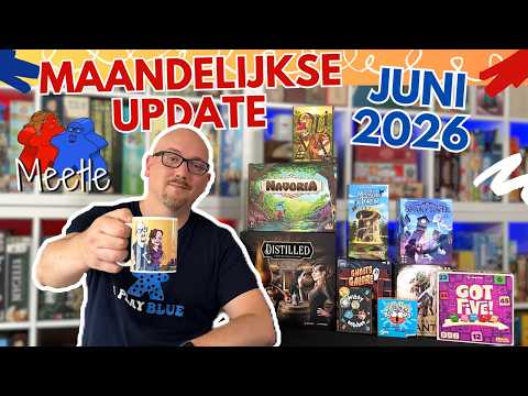 Maandelijkse Bordspellen Update Juni 2026 | Nieuwe spellen, reviews & crowdfunding! ☕