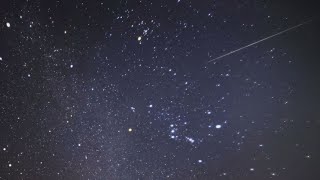 冬の空、華やかに彩る ふたご座流星群がピーク