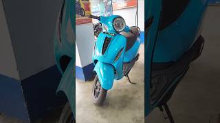 Bazaz chetak 💙2026 #chetak#shortsyoutube #scooter #ride #showroom #blue