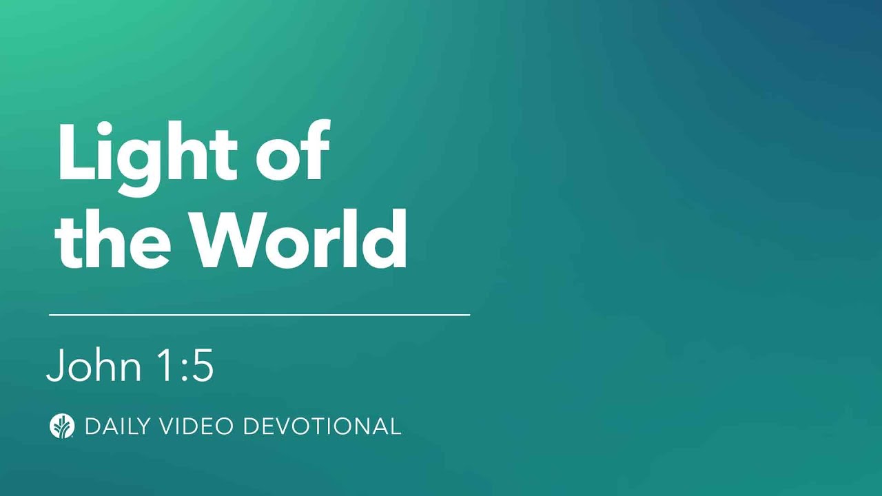 Свет мира | Иоанна 1:5 | Видео-размышление «Хлеб наш насущный»
