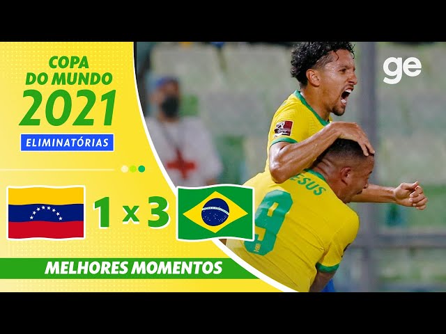 Brasil 1 x 1 Venezuela Eliminatórias da Copa - América do Sul: melhores  momentos, copa do mundo jogos de ontem 