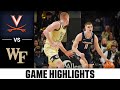 Virginia vs. Wake Forest Game Highlights | 2024-25 ACC Men's Basketball