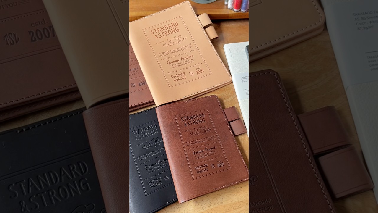 The Superior Labor NEW leather notebook cover size A5 and A6 