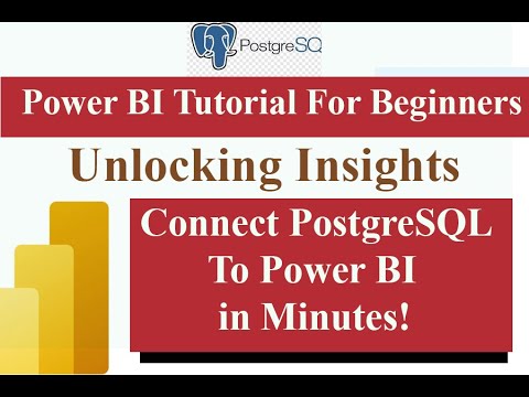 Unlocking Insights: Connect PostgreSQL to Power BI in Minutes! #powerbitips #powerbiforbeginners