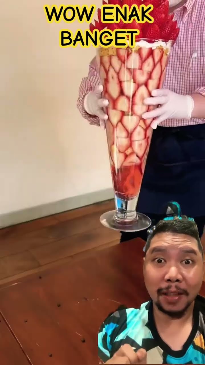 WOW ENAK BANGET CREAMY STRAWBERRY!!!?? #strawberry #shortsfeed #shorts #shortvideo