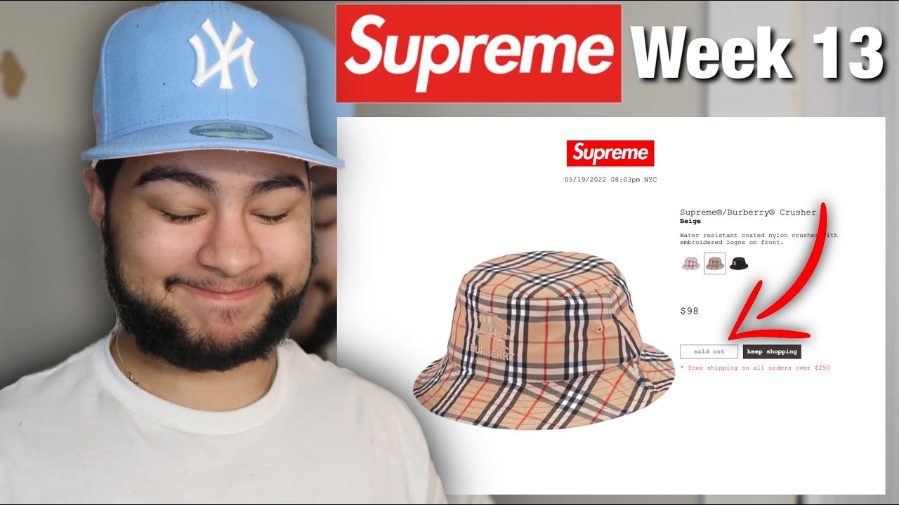 Supreme Burberry & Malcolm X Live Cop ! HAHAHA OH MAN.... | Supreme SS22