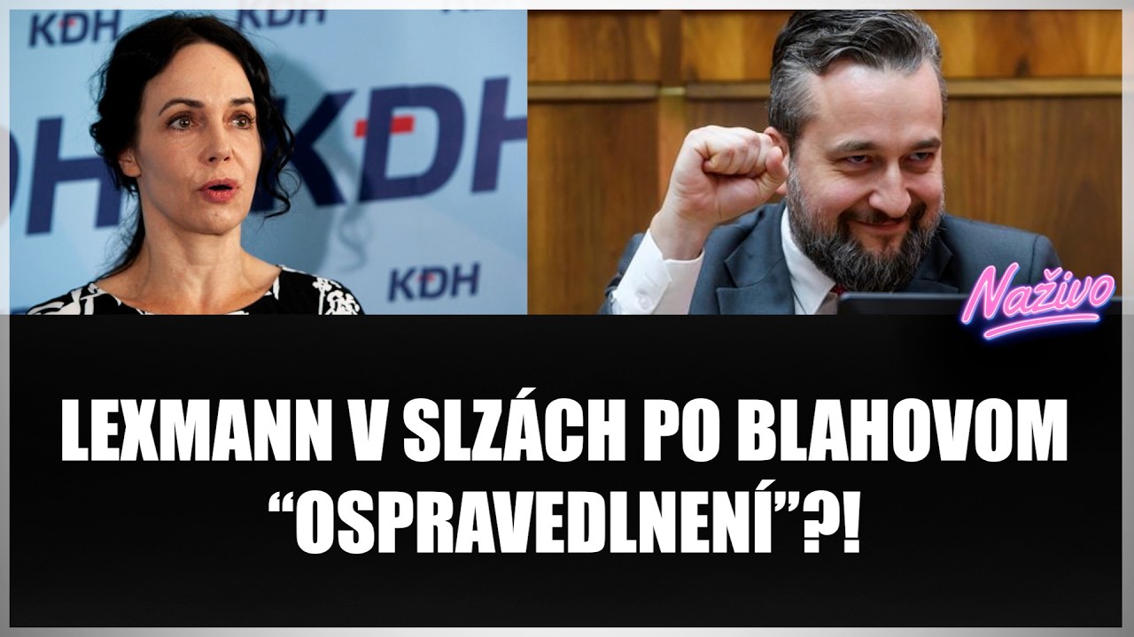 LEXMANN V SLZÁCH PO BLAHOVOM “OSPRAVEDLNENÍ”?! Blaha sa nezastavil a zaťal do živého!