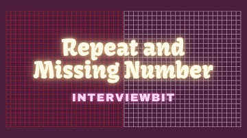 Repeat and Missing Number || XOR Based Approach || Interviewbit Problem || C++ Solution || Hindi