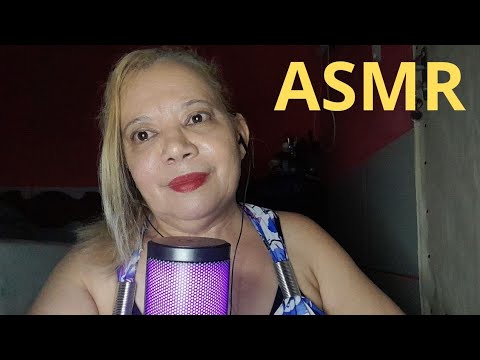 ASMR  Mostrando minhas comprinhas  para vocês.  🥱🥱💤