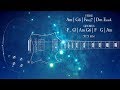 Space rock ballad guitar backing track a minor jam