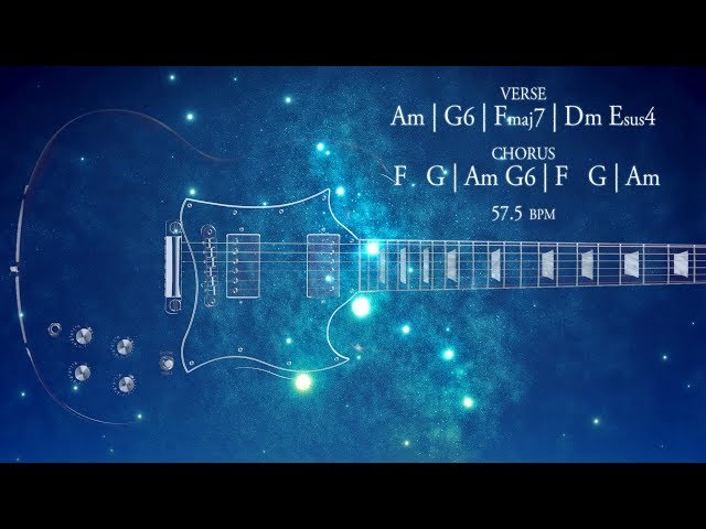 Space Rock Ballad Guitar Backing Track A Minor Jam class=