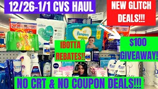 🔥CVS HAUL 12/26-1/1 {NO CRT/Coupon Deals + NEW GLITCHES } CVS Couponing This Week & 12/26 CVS Deals🤑