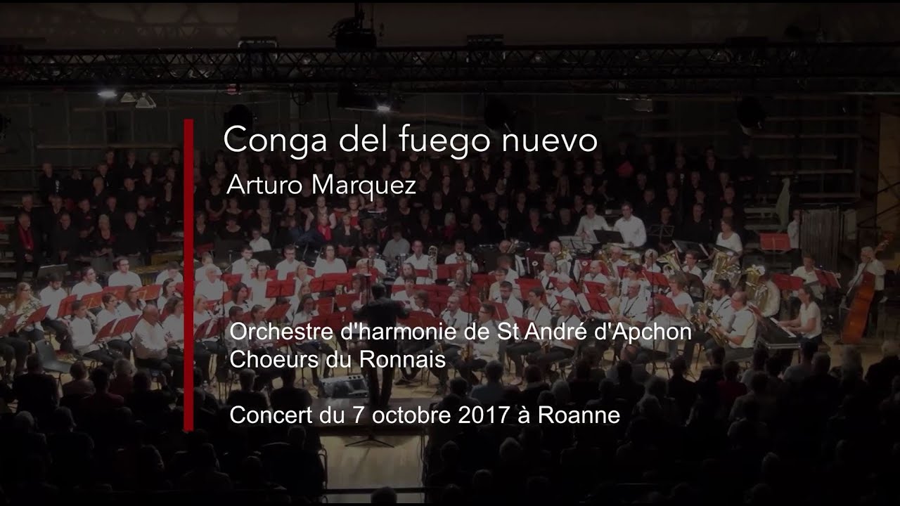 Conga del fuego noevo Arturo Marquez YouTube