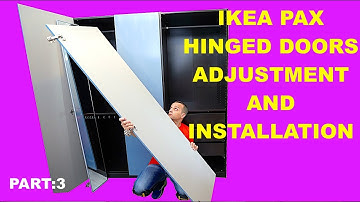 Ikea Pax hinged doors adjustment and installation