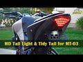 2020 Yamaha MT-03 Build Series | MotoDynamic Tail Light and Tidy Tail