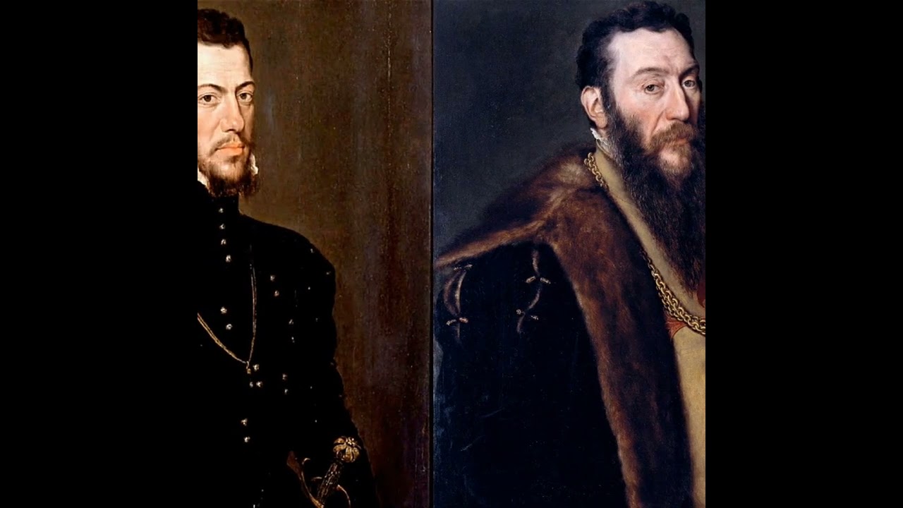 Томас Сухотин смотрит картины Antonio Moro...