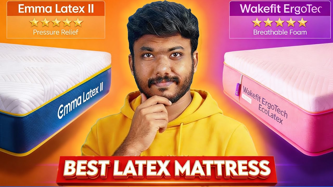 Best Latex Mattress in India 🔥 | Emma Latex II vs Wakefit ErgoTech | Tamil Review
