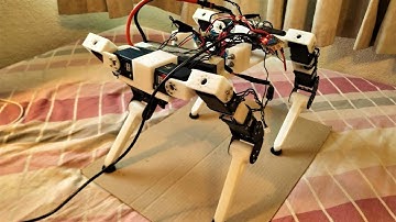 DIY 4 Leg Robot controlled with ROS
