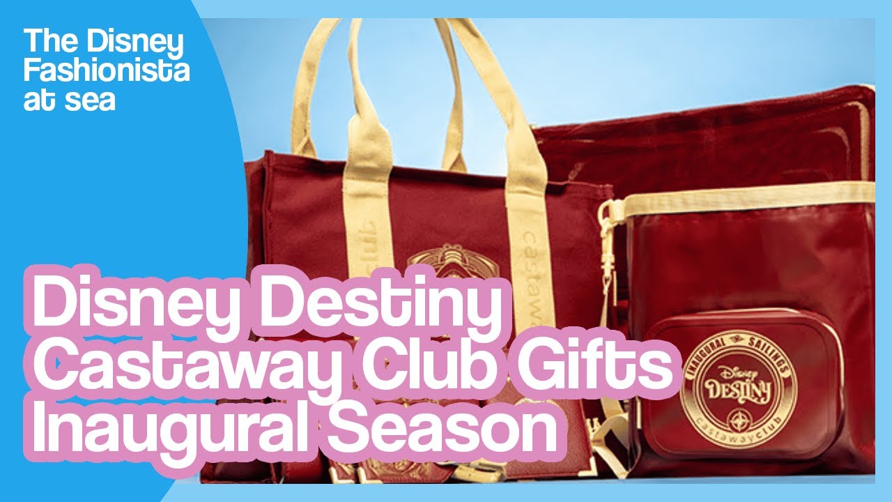 Castaway Club Gifts for the Disney Destiny Inaugural Season! - YouTube