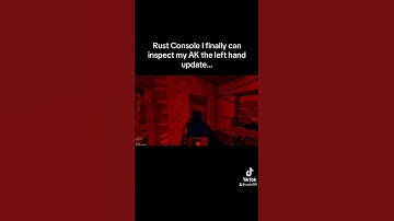 Rust Console inspect my ak with the left hand update..#shorts #rust #rustconsole