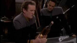 DS9 O'Brien and Bashir steal from Quark's (Extreme Measures)