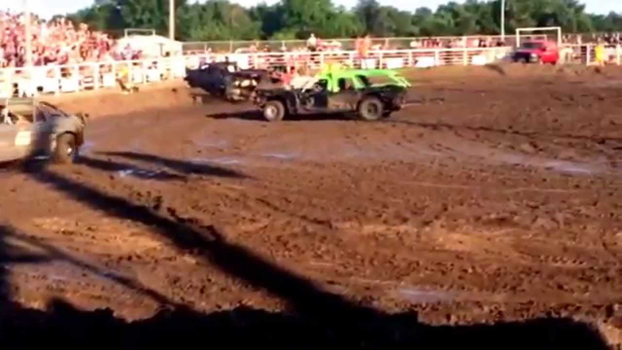 Canton KS/McPherson Co Demo Derby Heat 2 7/19/15 Part 3 YouTube