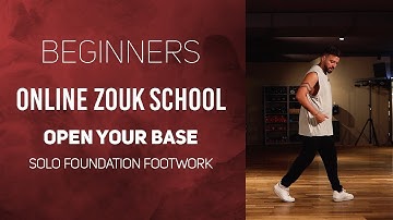 Brazilian Zouk Tutorial -   Open your base and ground more - Online Zouk School