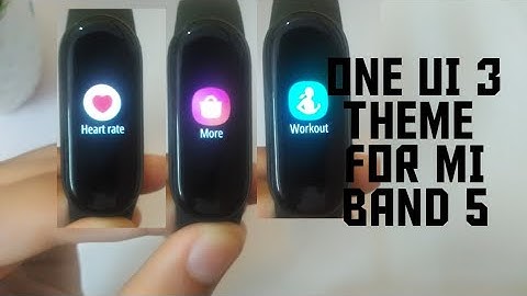 Mi band 5 custom firmware (one ui 3final) complete review