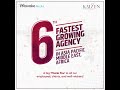 Provoke medias ranking kaizzen 6th fastest growing agency for global pr agency rankings 23