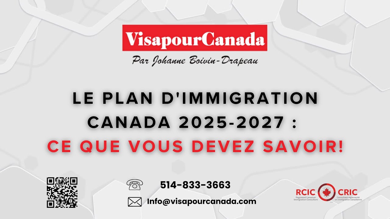 Le Plan d'Immigration Canada 2025-2027 : Ce Que Vous Devez Savoir ...
