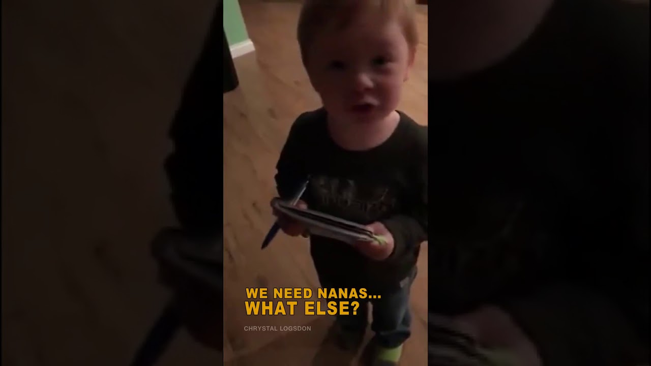 little jake boone adorably writes shopping list youtube